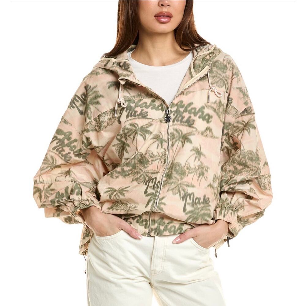 NEW Maje Palm Tree Print Jacket size 38 / Medium